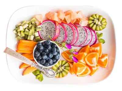 immunity boosting fruits breakfast serve in plate