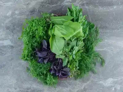 Eat green and fresh vegetables in winter